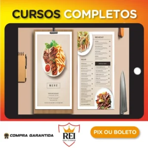 Menu de Comida 4K: Exibição do Restaurante - Envato Elements